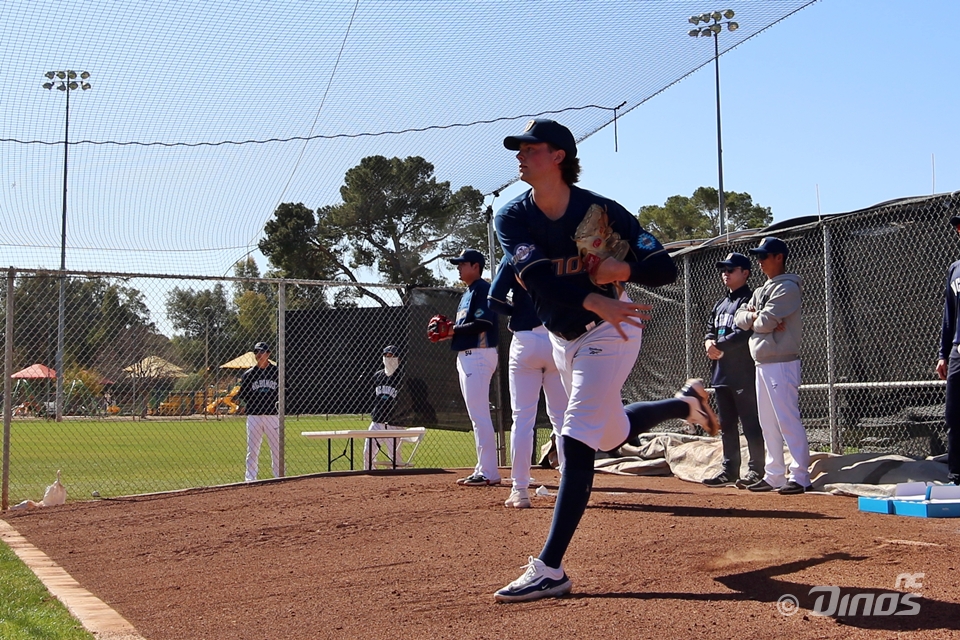 NC 다이노스 외국인 투수 커티스 테일러. NC 다이노스