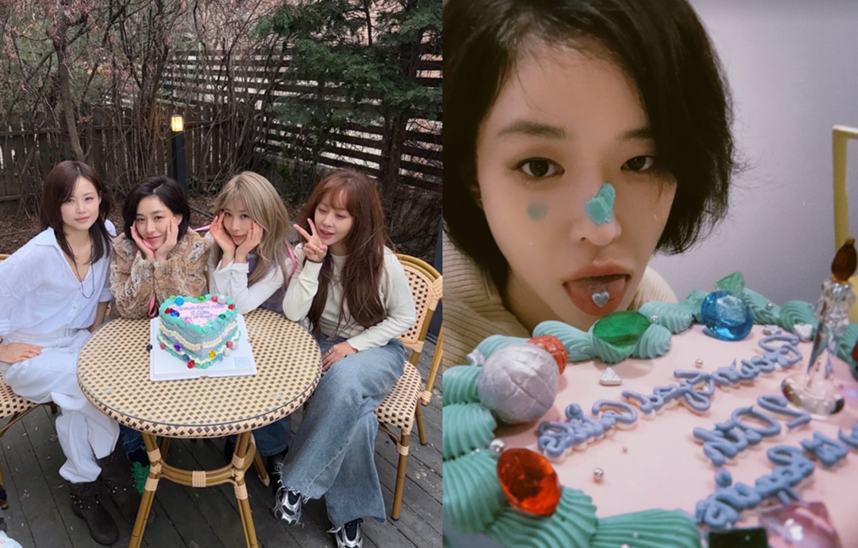 브라운아이드걸스 제아, 가인 개인 계정