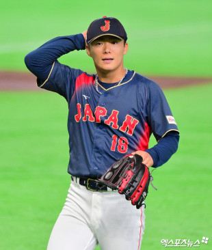 야마모토 ‘점수는 못 줘’[포토]