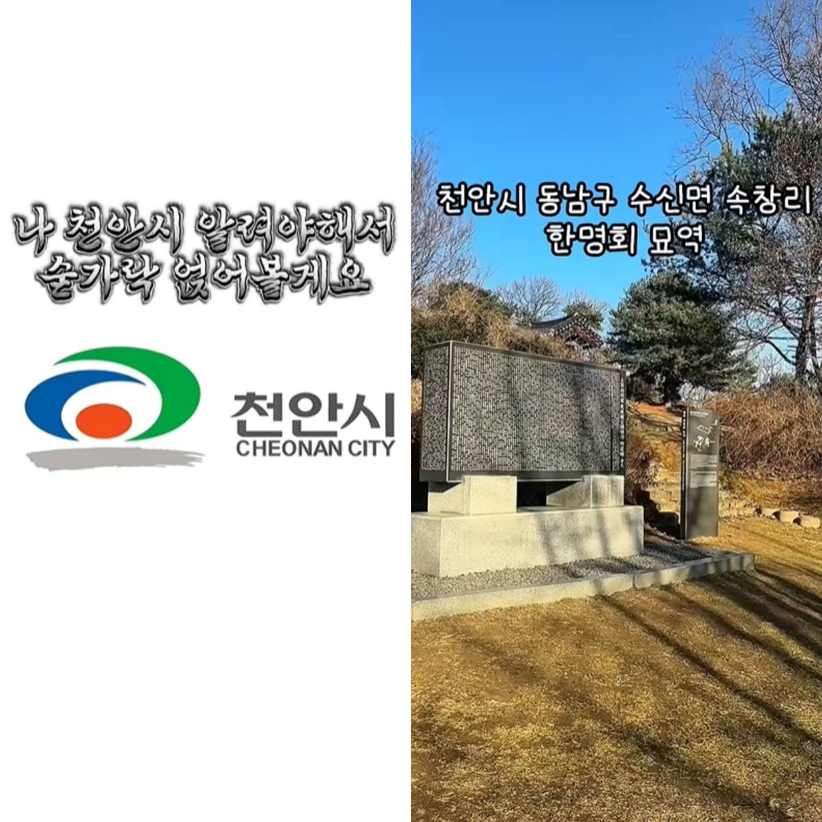 천안시 유튜브 캡처