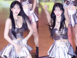 치어리더 이정윤, 몸매 드러낸 채 댄스…환상 라인에 팬들 감탄