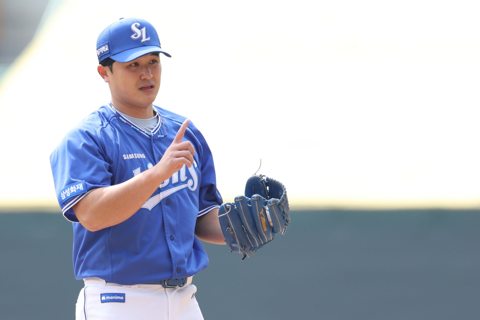 삼성 라이온즈 베테랑 우완 최원태가 16일 인천 SSG랜더스필드에서 열린 2026 KBO 시범경기 5차전 SSG와의 경기에 선발등판, 5이닝 무실점으로 호투했다. 사진 삼성 라이온즈