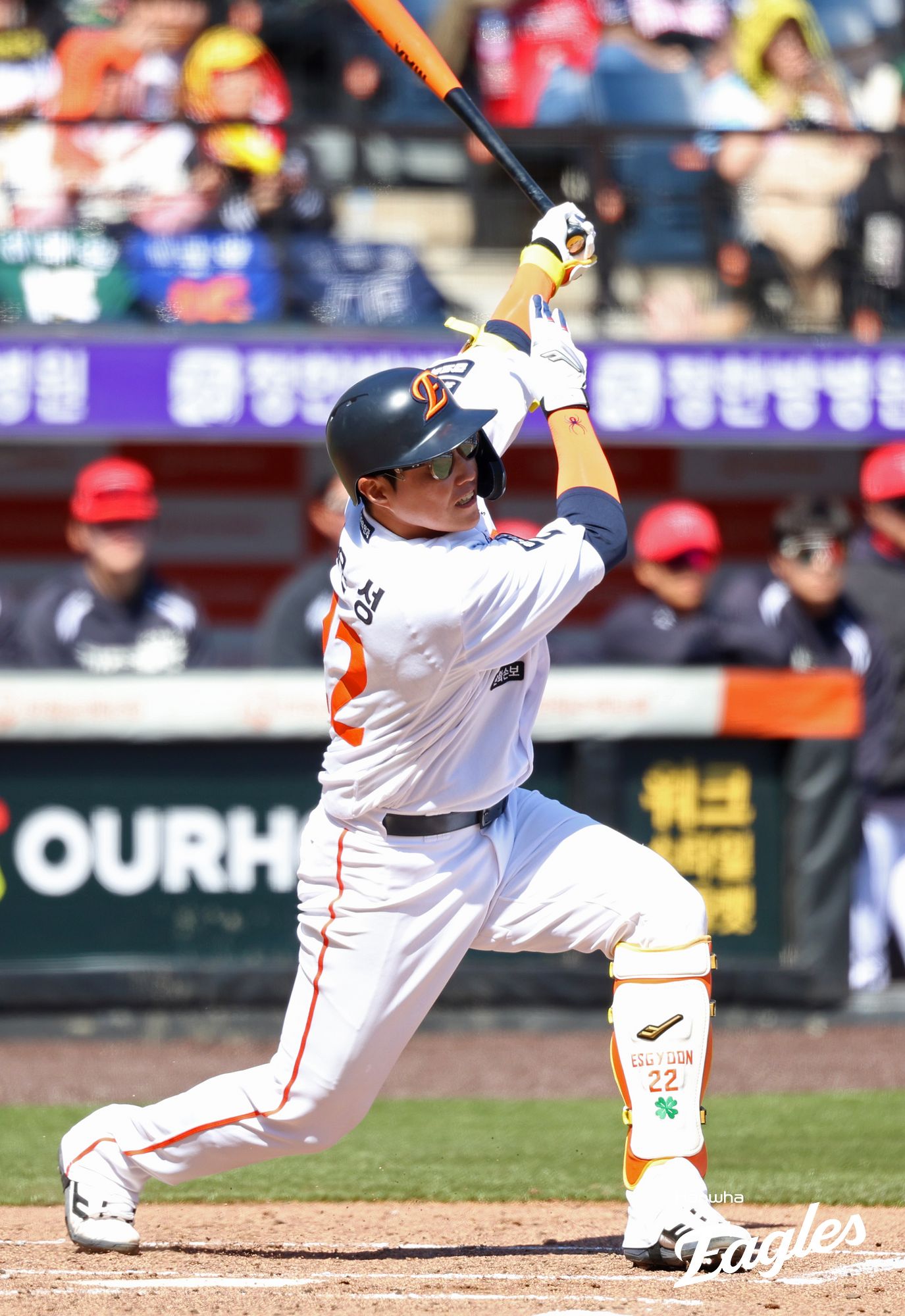 20일 오후 대전 한화생명 볼파크에서 열린 '2026 신한 SOL KBO리그 시범경기' KIA 타이거즈와 한화 이글스의 경기, 한화 채은성이 6번타자 겸 1루수로 선발 출전해 3타수 3안타 1타점 2득점을 올렸다. 한화 이글스