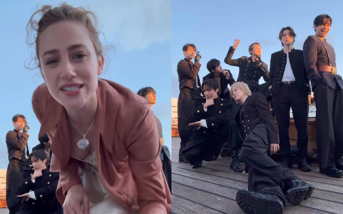 릴리 라인하트와 방탄소년단