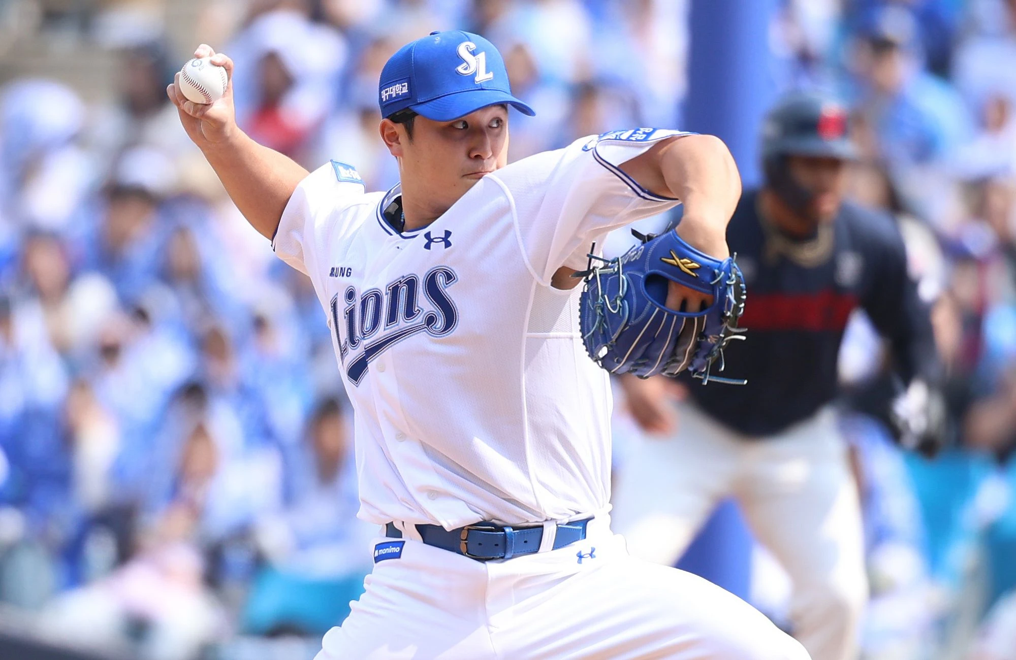 삼성 라이온즈 우완 최원태가 29일 대구 삼성 라이온즈파크에서 열린 2026 신한 SOL KBO리그 롯데 자이언츠와의 팀 간 2차전에 선발등판, 6이닝 2실점으로 호투했지만 패전투수가 됐다. 사진 삼성 라이온즈