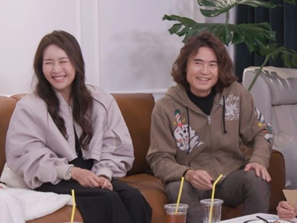 조갑경, 홍서범