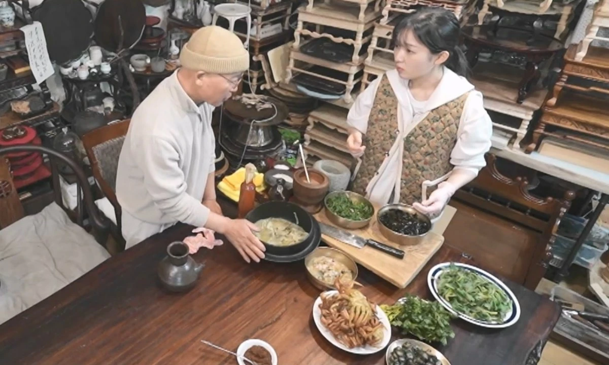 '아기맹수' 김시현 셰프, 스승 통영 요리연구가 이상희