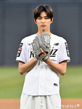 코르티스 건호 ‘첫 시구를 진지하게’[엑's HD포토]