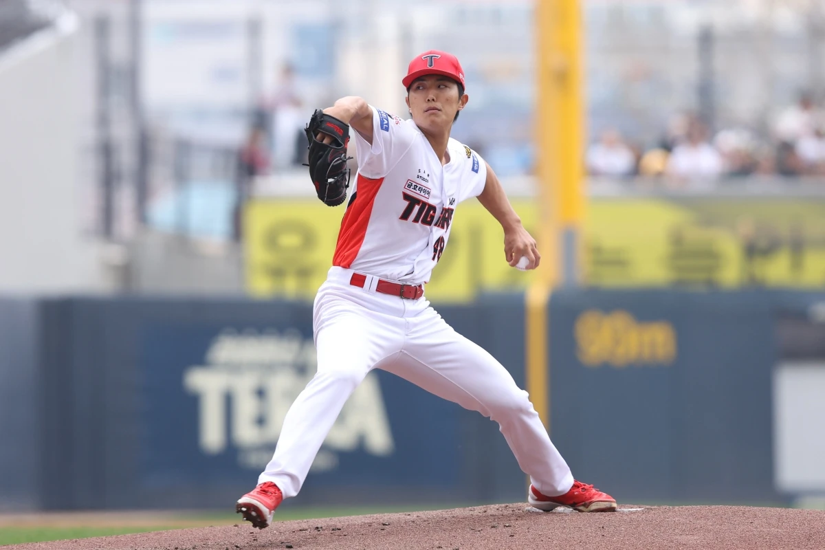 4일 오후 광주-KIA챔피언스필드에서 열린 '2026 신한 SOL KBO리그' NC 다이노스와 KIA 타이거즈의 경기, KIA 선발 이의리가 2⅔이닝 4피안타(2피홈런) 6사사구 5탈삼진 3실점을 기록했다. KIA 타이거즈