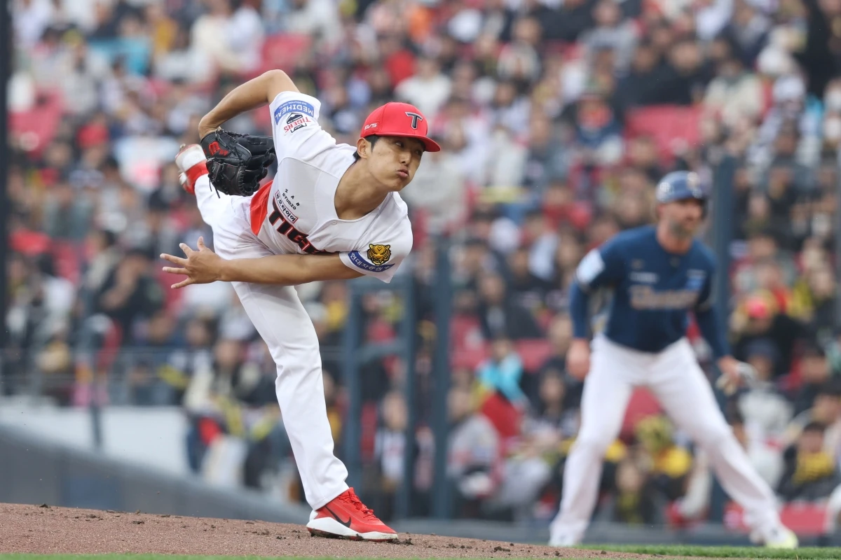 4일 오후 광주-KIA챔피언스필드에서 열린 '2026 신한 SOL KBO리그' NC 다이노스와 KIA 타이거즈의 경기, KIA 선발 이의리가 2⅔이닝 4피안타(2피홈런) 6사사구 5탈삼진 3실점을 기록했다. KIA 타이거즈