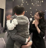 에릭 아들 안은 앤디…♥이은주 눈에서 꿀이 뚝뚝 [엑's 이슈]