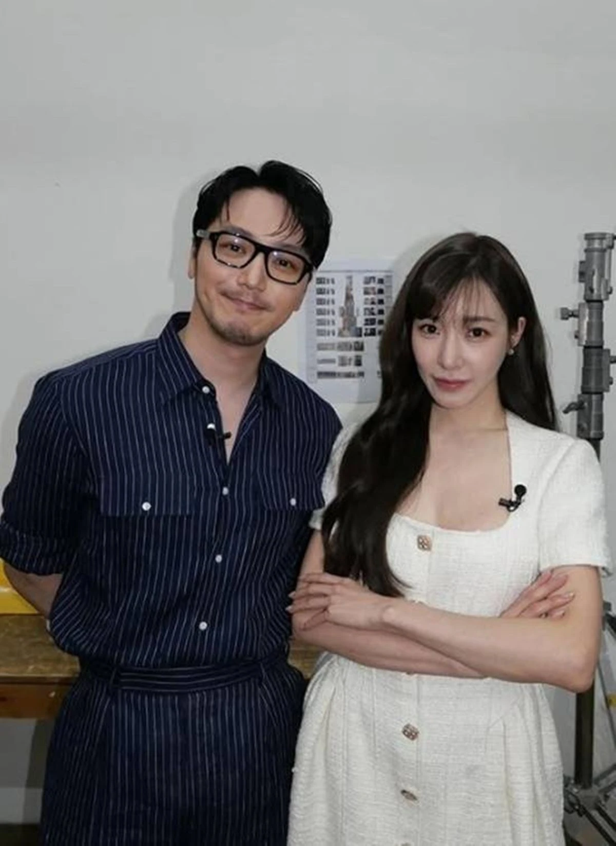 배우 변요한과 소녀시대 티파니.