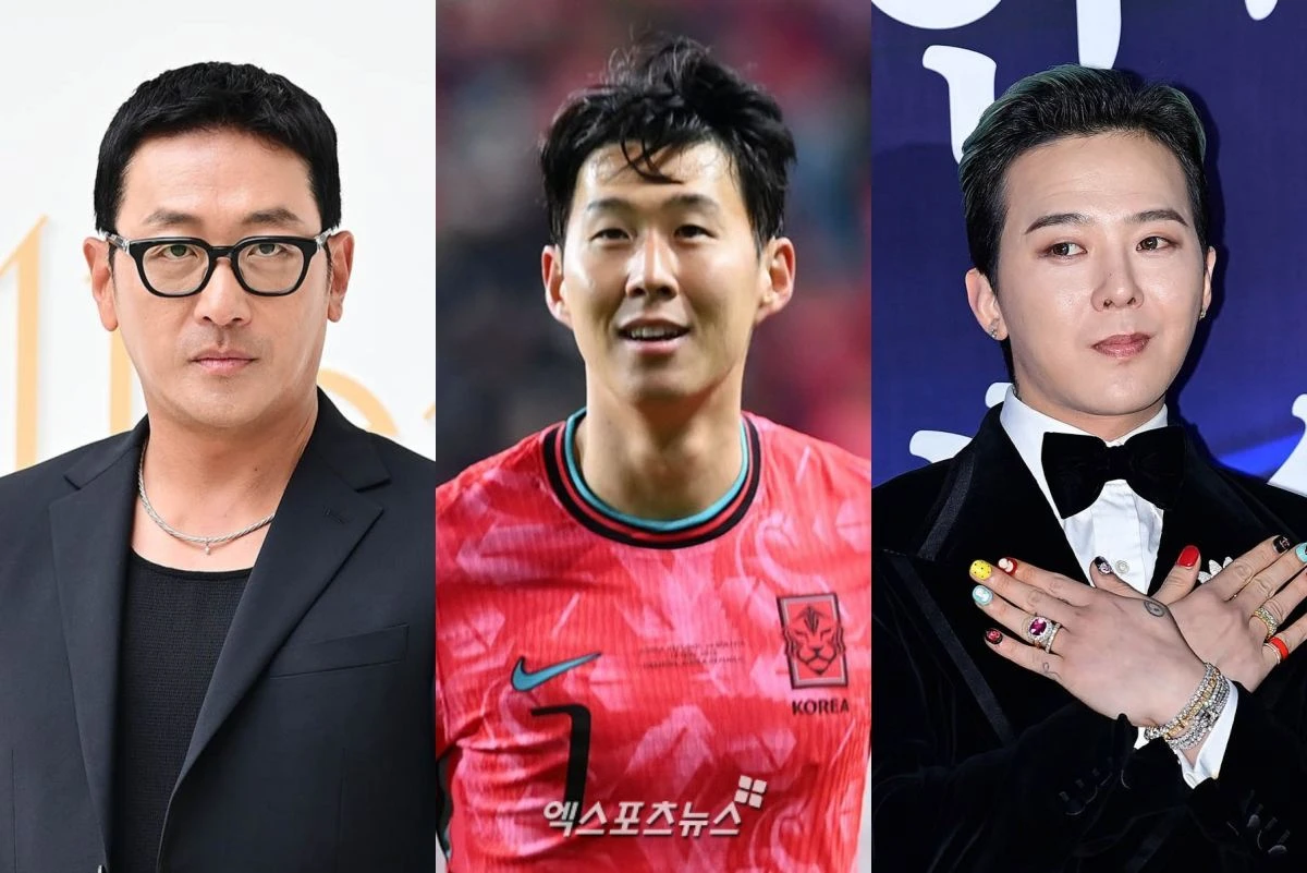 하정우-손흥민-지드래곤, 엑스포츠뉴스DB