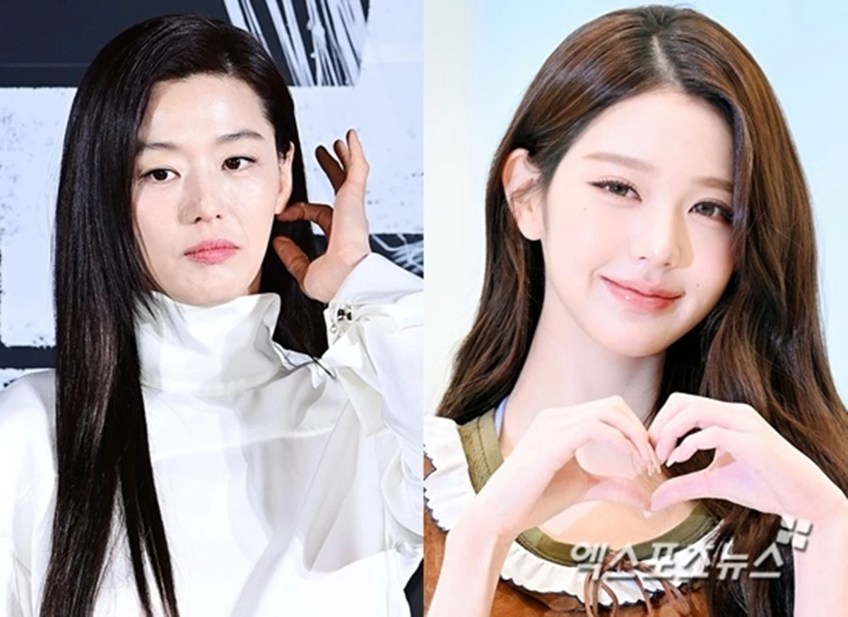 배우 전지현 가수 장원영