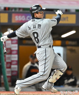 노시환 ‘오늘 경기 첫 안타’[포토]