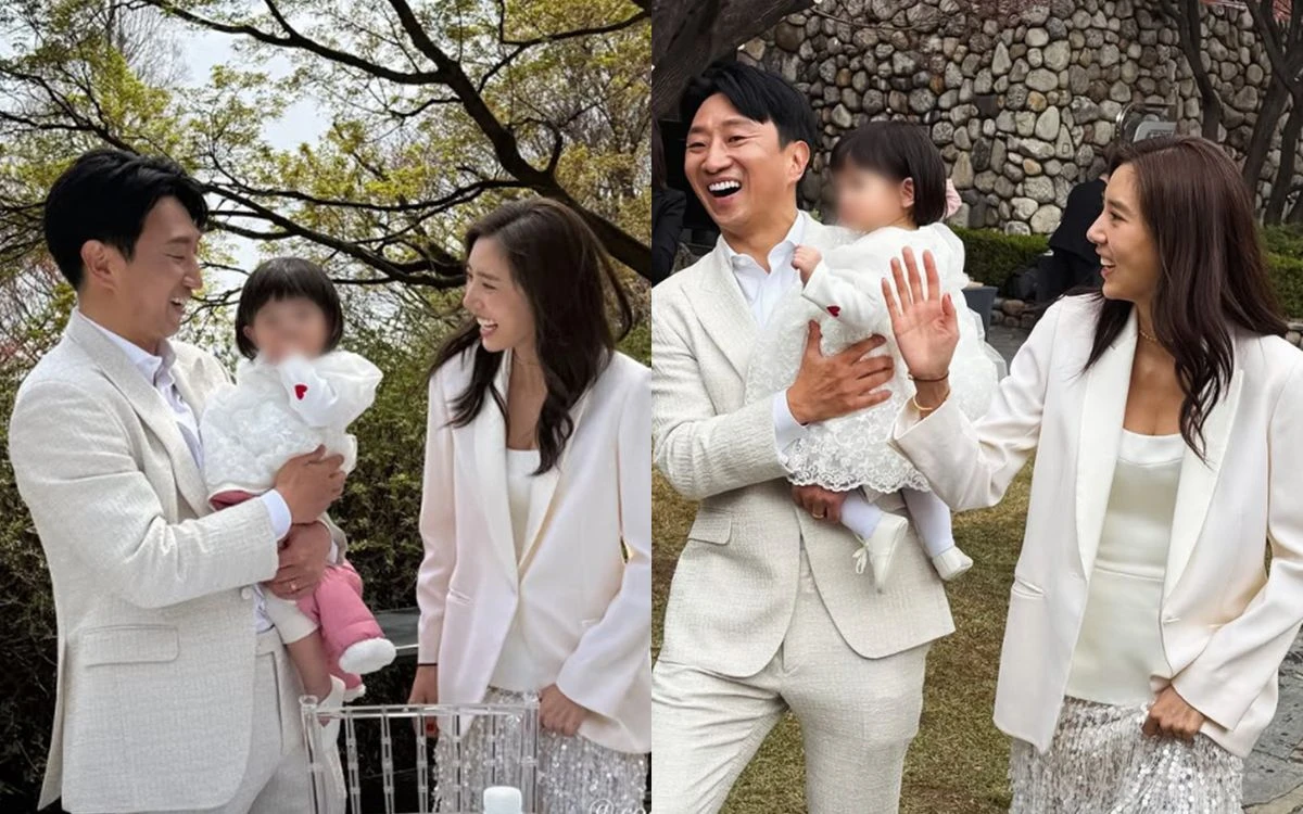 손담비 이규혁 부부와 딸 해이 양