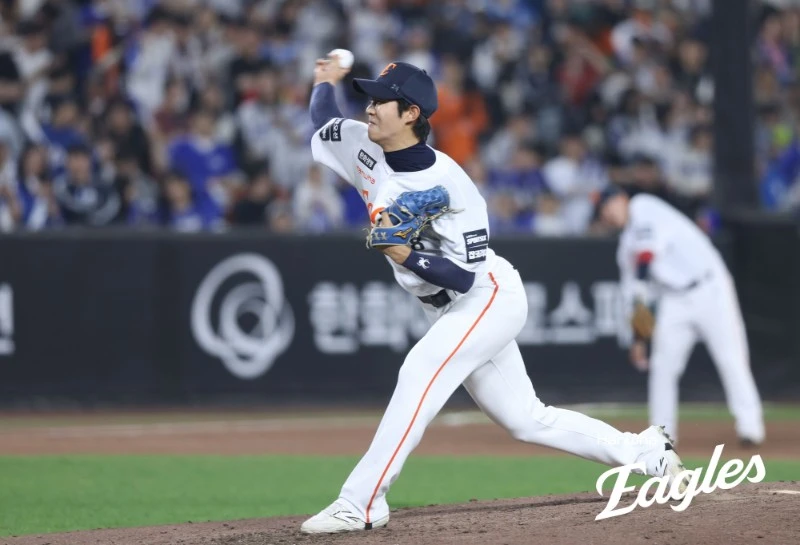 지난 15일 대전 삼성 라이온즈전에서 2⅓이닝 4피안타 2볼넷 3탈삼진 4실점(2자책)으로 고전했던 한화 이글스 우완 이상규. 사진 한화 이글스