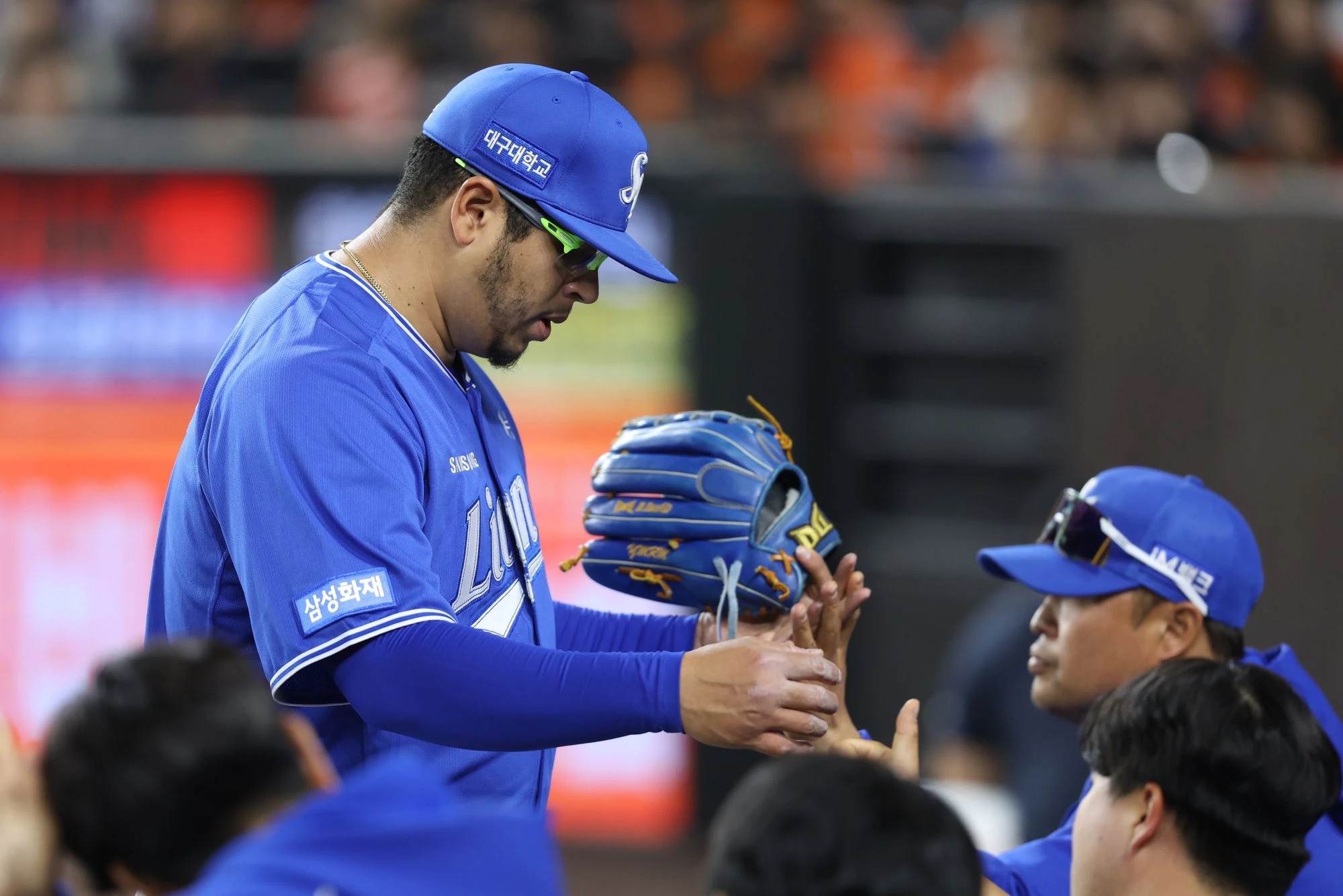 삼성 라이온즈 에이스 아리엘 후라도가 16일 대전 한화생명 볼파크에서 열린 2026 신한 SOL KBO리그 한화 이글스와의 팀 간 3차전에 선발등판, 7이닝 1실점 호투로 승리투수가 됐다. 사진 삼성 라이온즈