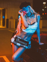 우주소녀 벗었다…다영, 한뼘 의상에 속옷 노출까지 '파격' 