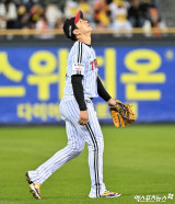 오지환 ‘이런 실수를 하다니’[포토]