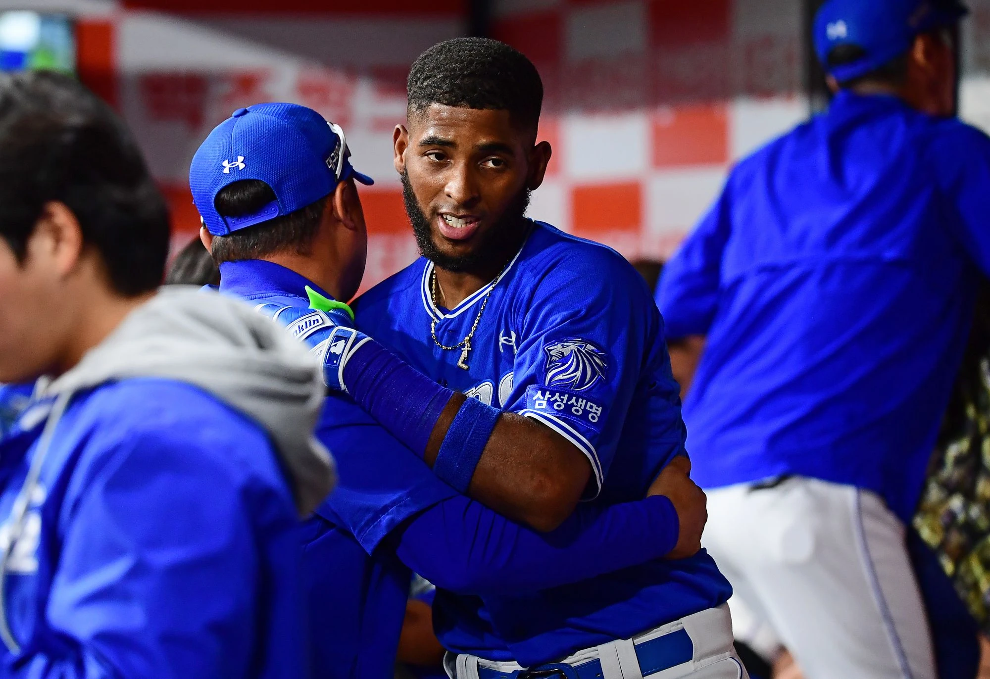 삼성 라이온즈 외국인 타자 르윈 디아즈가 25일 서울 고척스카이돔에서 열린 2026 신한 SOL KBO리그 키움 히어로즈와의 팀 간 2차전에서 시즌 4호 홈런을 기록했다. 사진 삼성 라이온즈