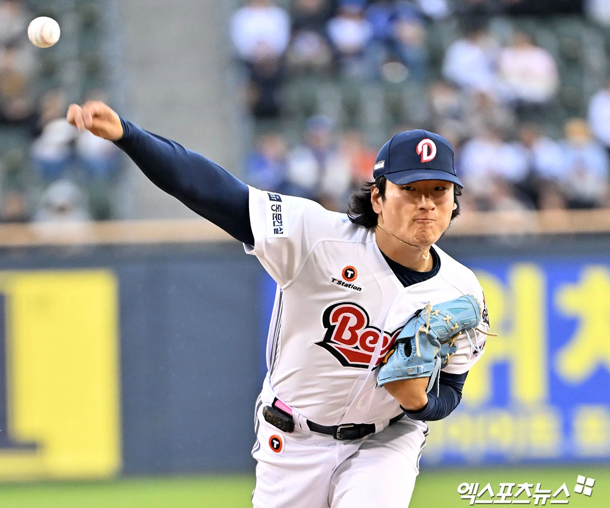 삼성은 28일 서울 잠실야구장에서 열린 2026 신한 SOL KBO리그 두산 베어스와의 팀 간 4차전에서 연장 10회 혈투 끝에 5-4로 이겼다. 지난 19일 대구 LG 트윈스전부터 시작된 7연패 탈출에 성공했다. 삼성은 이날 선발투수로 나선 아리엘 후라도의 완벽투가 승리의 발판을 놨다. 후라도는 7이닝 6피안타 7탈삼진 무실점으로 두산 타선을 꽁꽁 묶었다. 4경기 연속 퀄리티 스타트(6이닝 이상, 3자책점 이하 투구), 3경기 연속 퀄리티 스타트+(7이닝 이상, 3자책점 이하 투구)로 리그 최강 이닝이터의 면모를 보여줬다. 삼성 타선에서는 김성윤이 4타수 2안타 2타점 1볼넷 1득점으로 히어로가 됐다. 김성윤은 옆구리 부상에서 회복, 1군으로 돌아오자마자 팀을 연패에서 구해냈다. 잠실, 김한준 기자