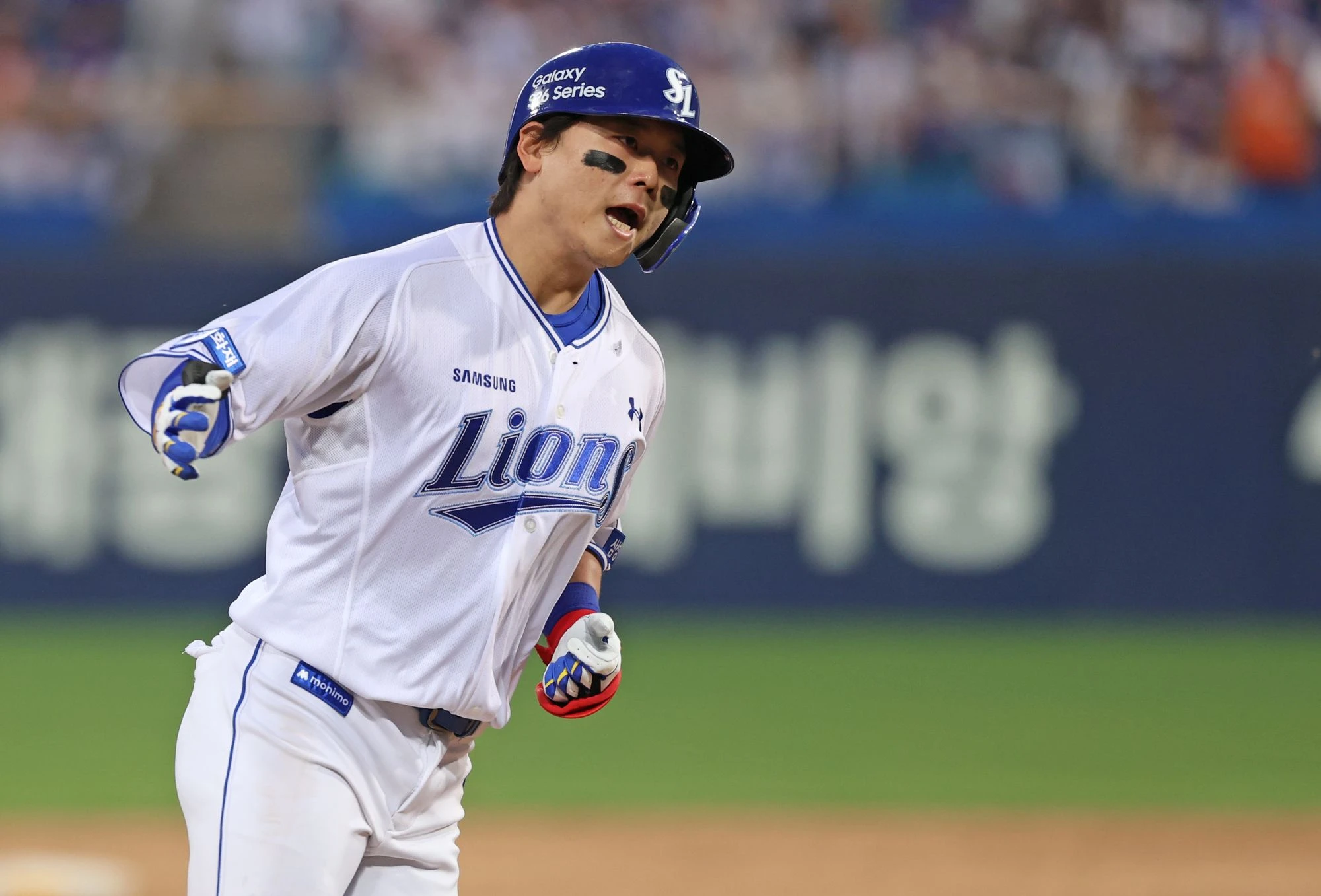 삼성 라이온즈 외야수 박승규가 2일 대구 삼성라이온즈파크에서 열린 2026 신한 SOL KBO리그 한화 이글스와의 팀 간 5차전에서 5회말 솔로 홈런을 기록했다. 사진 삼성 라이온즈