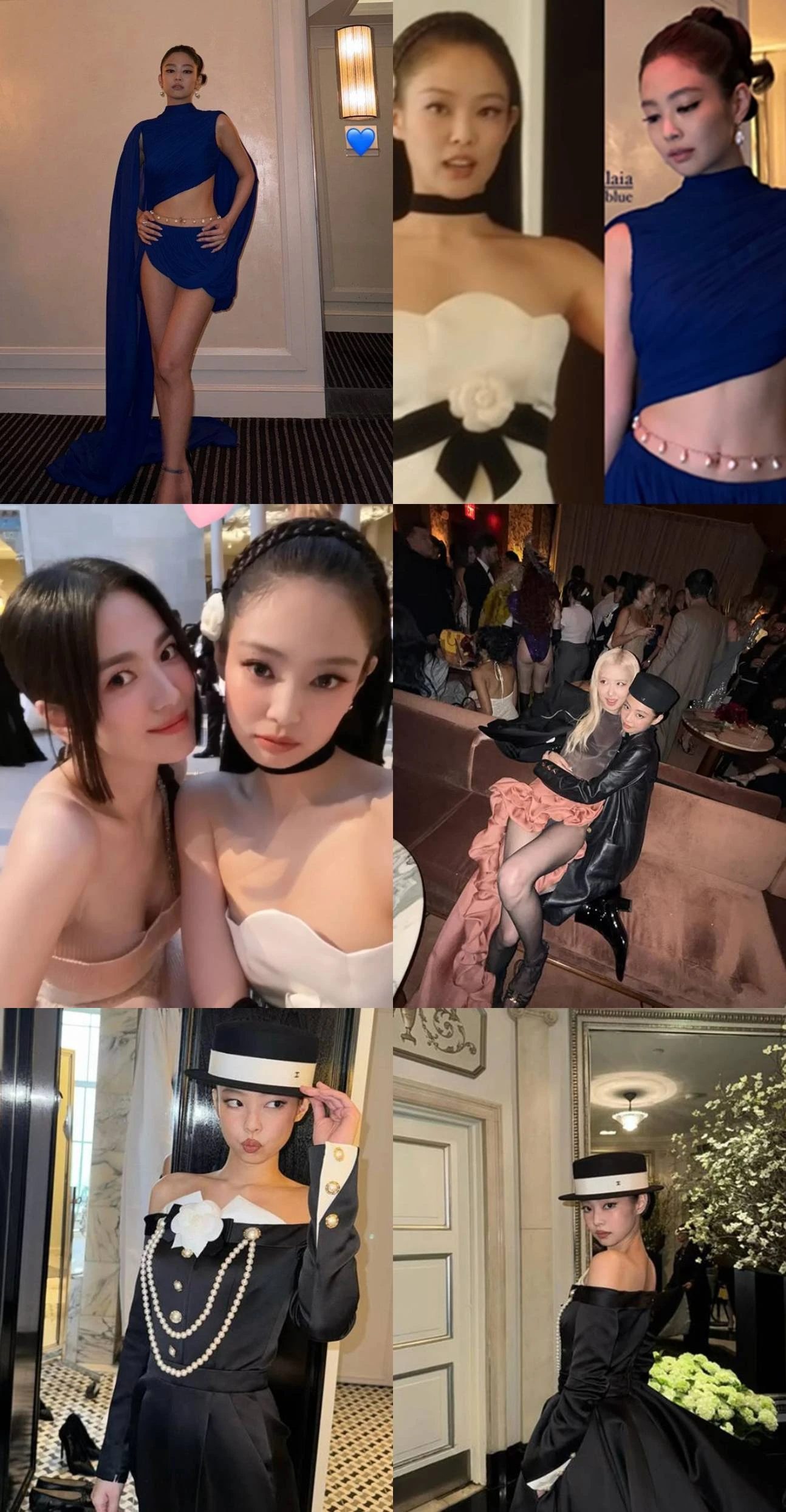 각 계정, 역대 멧갈라 제니 패션