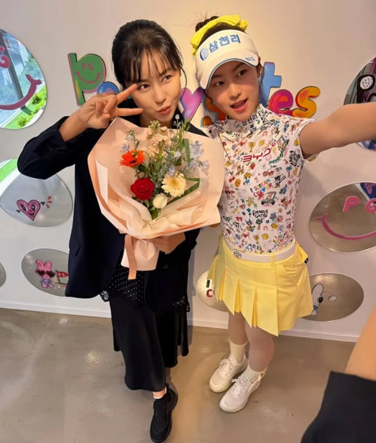박연수, 송지아 모녀 사진