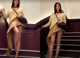 '170cm' 김혜수, 실물은 이렇겠네…각선미 공개, 압도적 다리 길이 '깜짝' [★해시태그] 