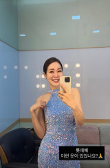 '장광 딸' 미자, 48kg 유지어터의 드레스핏…군살 하나 없는 '우아한 자태' [★해시태그] 