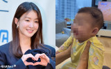'이혼 후 출산' 이시영, 둘째 딸 공개…엄마 비주얼 판박이 
