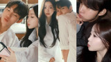 곽민경♥신승용, 열애 인정 하루 만 대놓고 럽스타…17장 떴다, 100일 케이크에 뽀뽀샷도 '포착'