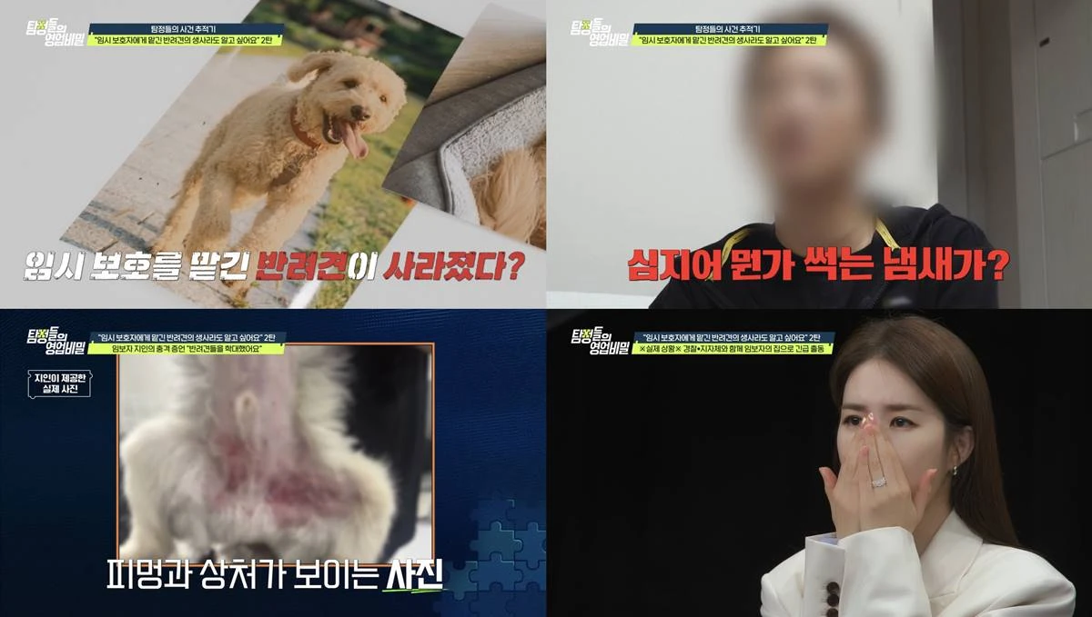 채널A '탐정들의 영업비밀' 방송 화면.