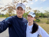 진태현, 갑상선암 완치 1년 차 근황…♥박시은과 훈련 열심히 해 [★해시태그] 
