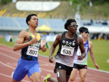 '9초대 보인다!' 나마디 조엘진, 비공인 10초09 달렸다…'10초121' 비웨사 2위→AG 동반 출전하나