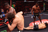 '맞자마자 바로 실신' 은가누, MMA 복귀전서 '왼손 한 방'으로 상대 끝냈다…1라운드 4분 31초만에 KO→헤비급 괴물의 귀환