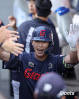 정우주 울린 전민재, 2G 연속 투런포 폭발!…롯데 2회까지 2-0 리드 [대전 현장]