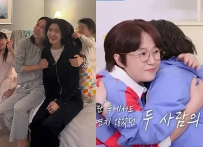 (우) 이지혜-서지영 / (우)송은이-김신영.