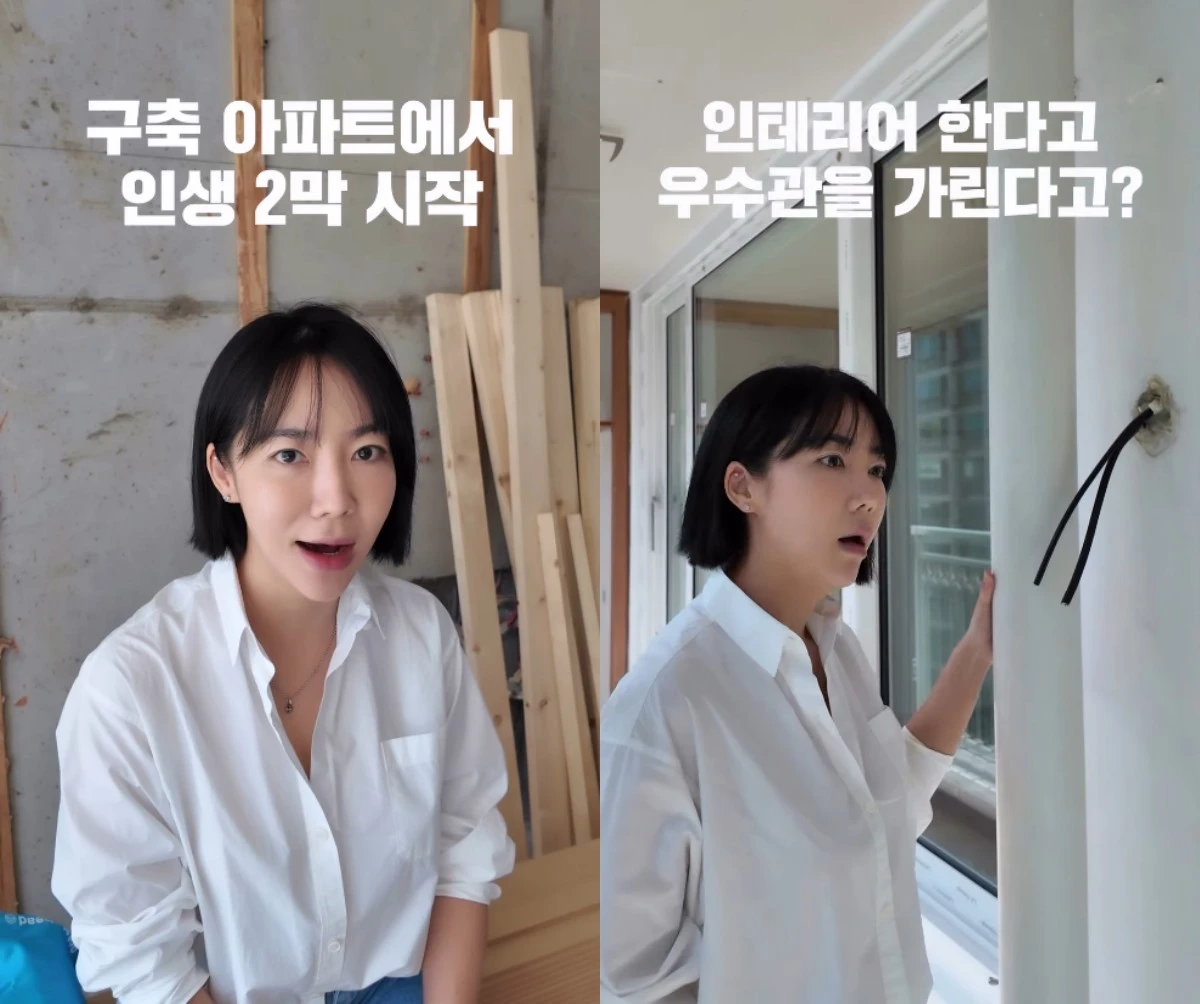 이윤진, 셀프 인테리어 시작