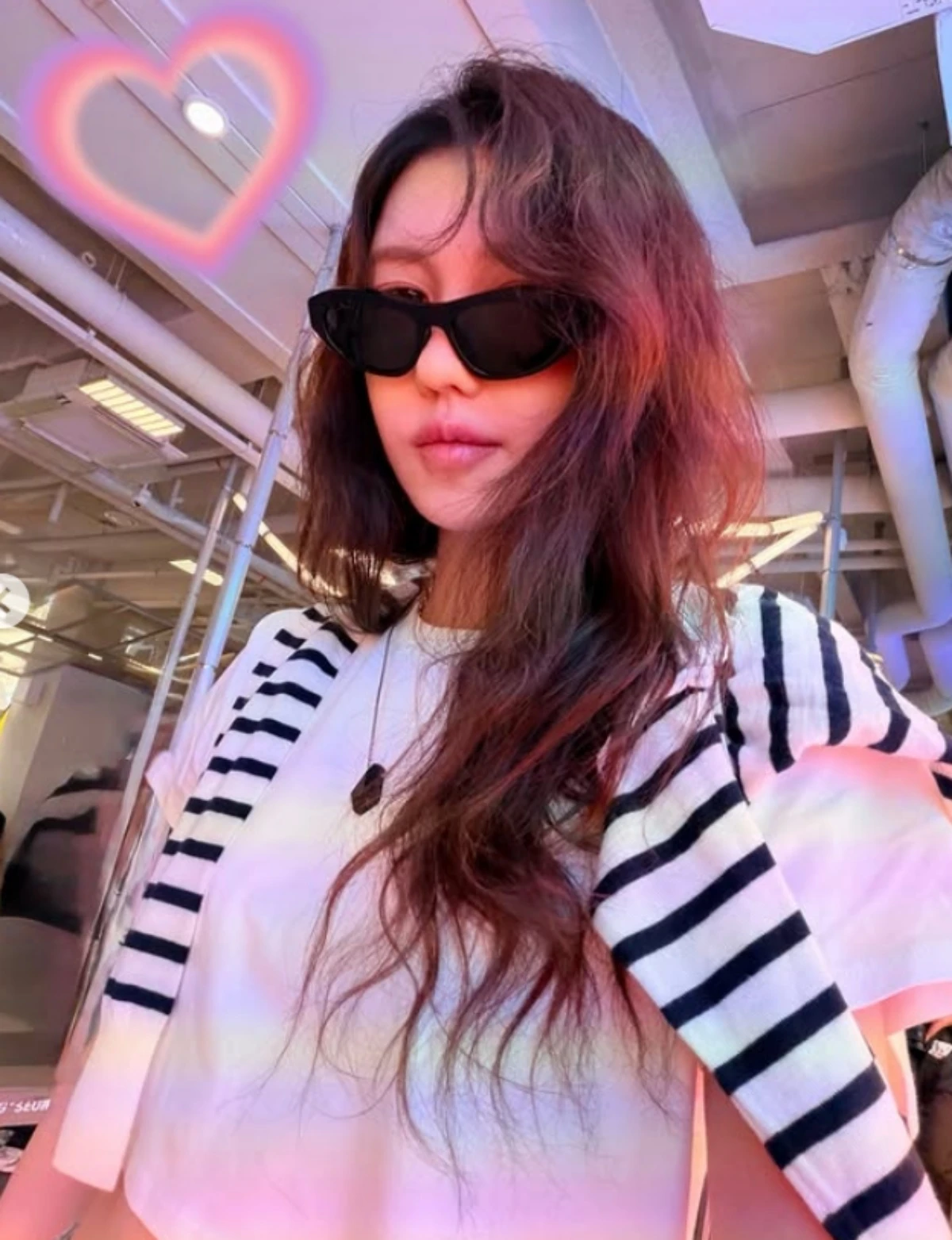 이지아 SNS.