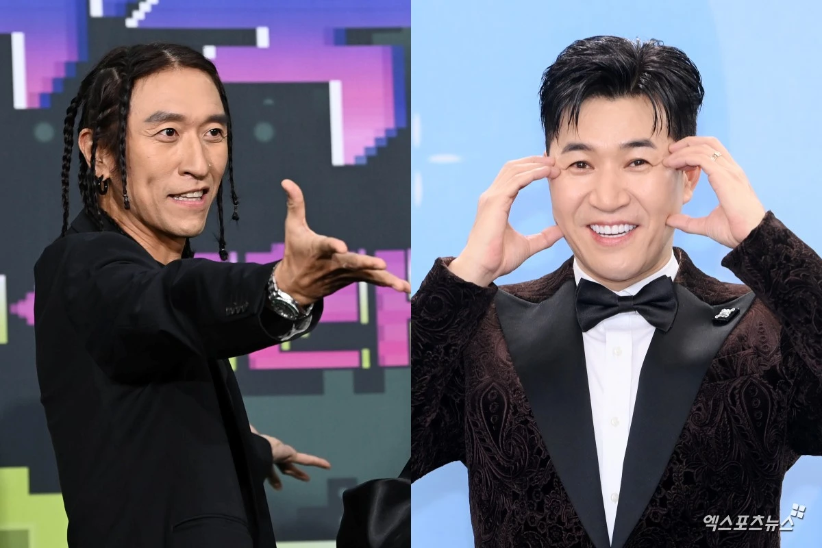 좌: 빽가, 우: 김종민 (엑스포츠뉴스 DB)