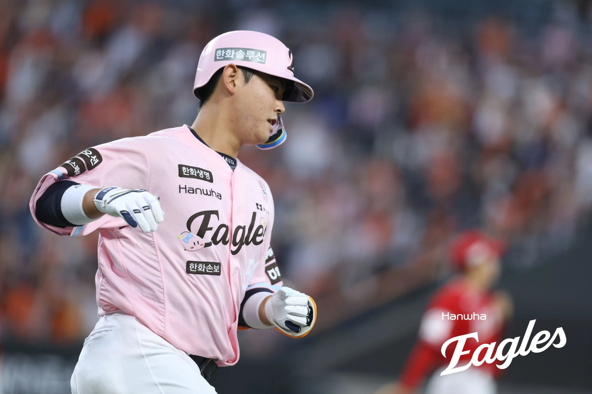 29일 오후 대전 한화생명 볼파크에서 열린 '2026 신한 SOL KBO리그' SSG 랜더스와 한화 이글스의 경기, 5회말 무사 1루 한화 허인서가 투런 홈런을 치고 있다. 한화 이글스