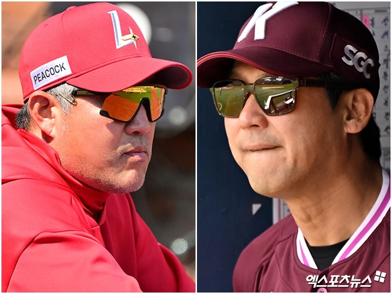 12연패에 빠져 있는 이숭용(왼쪽) SSG 랜더스 감독과 8연패 중인 설종진 키움 히어로즈 감독이 2일 인천 SSG랜더스필드에서 열리는 2026 신한 SOL KBO리그 팀 간 7차전에서 연패 탈출에 도전한다. 사진 엑스포츠뉴스 DB