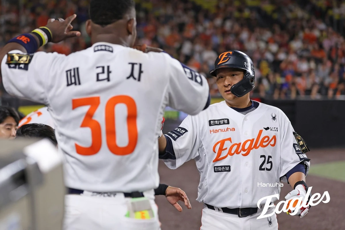 한화는 10일 대전 한화생명볼파크에서 2026 신한 SOL뱅크 KBO리그 KIA전을 치러 4-3으로 승리했다. 이날 승리로 한화는 시즌 31승1무28패를 기록하면서 4위 KIA와 격차를 다시 1경기로 좁혔다. 5위 한화는 31승1무28패를 기록했고, 4위 KIA는 2연승을 마감하면서 33승2무28패가 됐다. 한화는 올 시즌 KIA와의 홈 4경기를 모두 패하는 수모를 당했는데 다섯 번째 경기에서 웃었다. 한화 이글스
