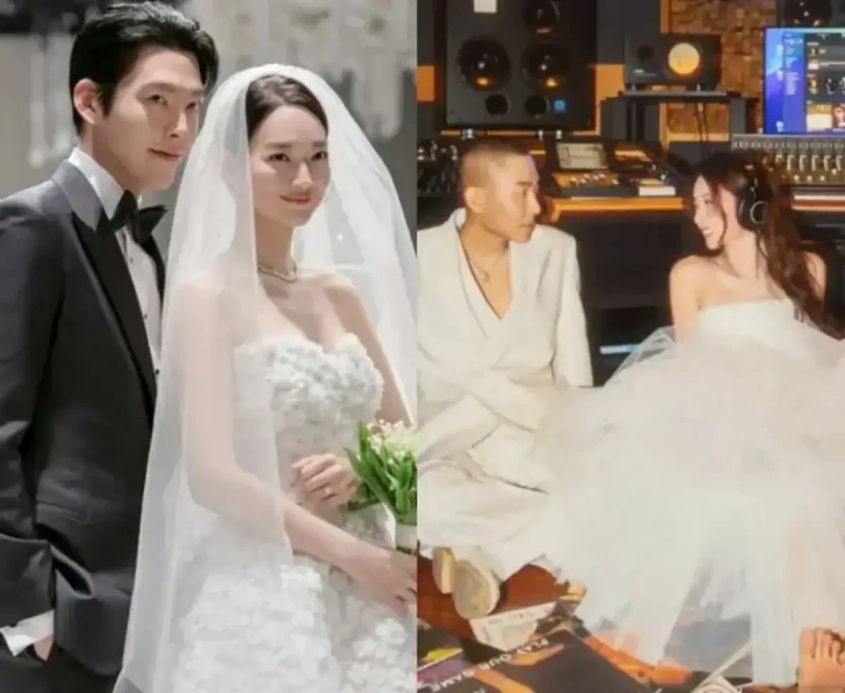 (왼쪽) 김우빈-신민아 / (오른쪽) 라도-윤보미.