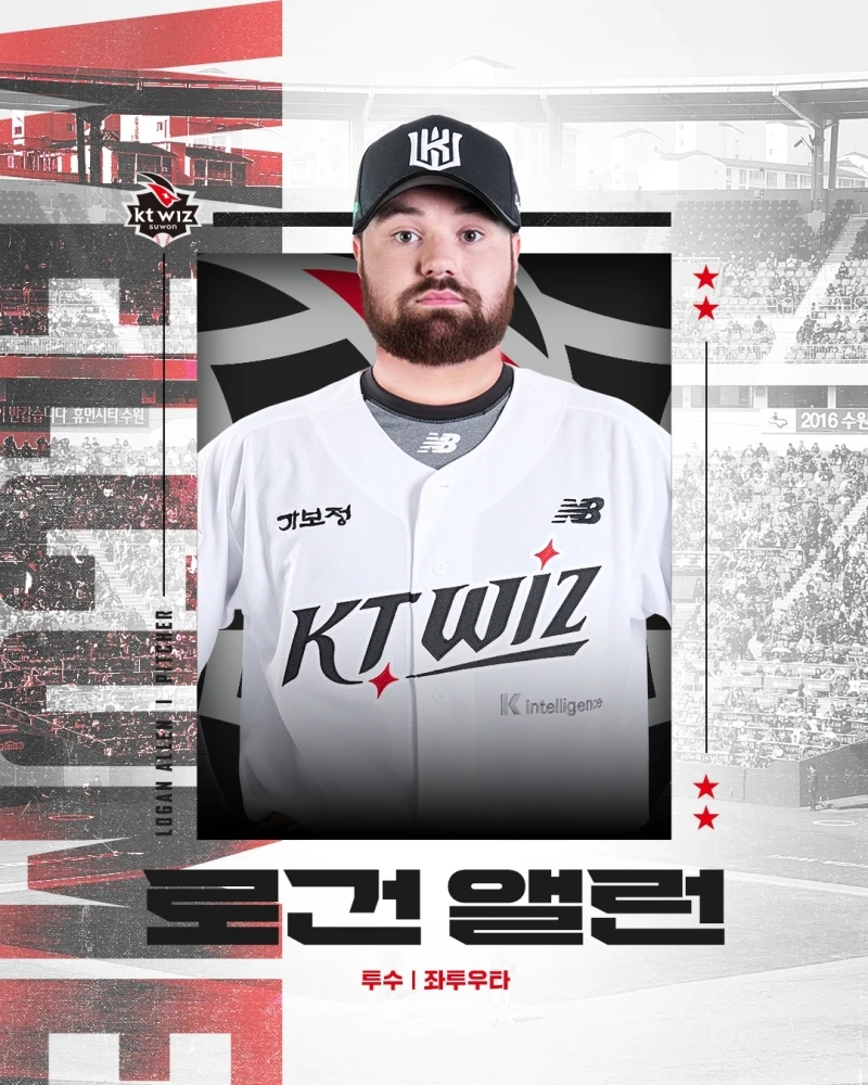 케일럽 보쉴리의 부상으로 공백을 떠안은 KT 위즈가 12일 부상 대체 외국인 선수 제도를 활용해 로건 앨런을 영입했다. 로건은 지난해 NC 유니폼을 입고 KBO리그 무대를 누볐으며, 32경기 173이닝 7승 12패 평균자책점 4.53의 성적으로 2025시즌을 마무리했다. 올해는 LA 다저스 산하 트리플A 오클라호마시티 코메츠 소속으로 12경기(선발 11경기)에 나와 53⅓이닝 2승 4패 평균자책점 6.08을 올렸다. KT 위즈