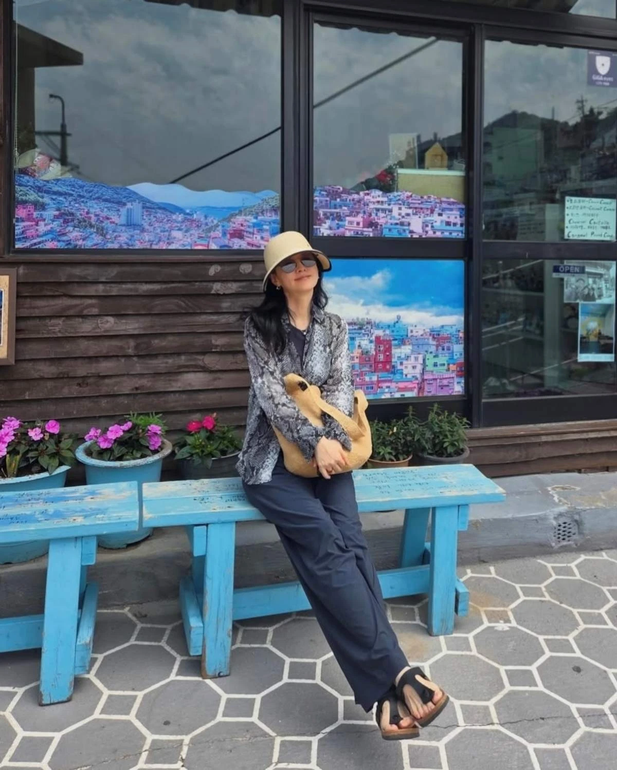 배우 이영애, 부산 여행