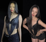 혜리, '뱃살 논란' 후 공개한 사진…복부 드러낸 당당 포즈 [엑's 이슈]