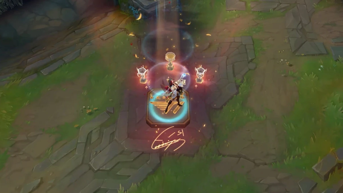 MVP T1 미스 포츈 귀환 모션 캡쳐